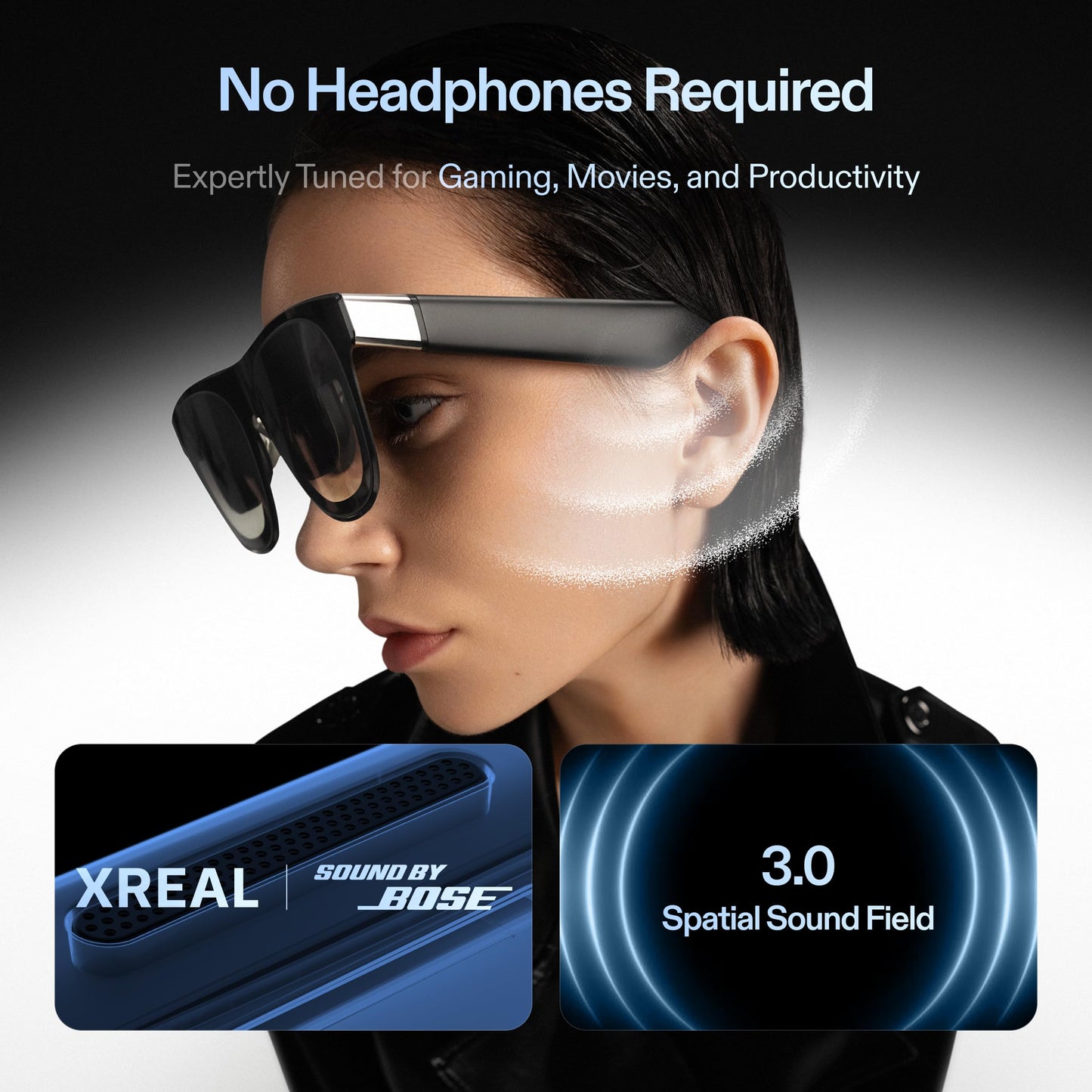 XREAL One Pro AR Glasses (M) – 171" Display, 120Hz, 57° FOV, 3DoF/6DoF Spatial Tracking, USB-C