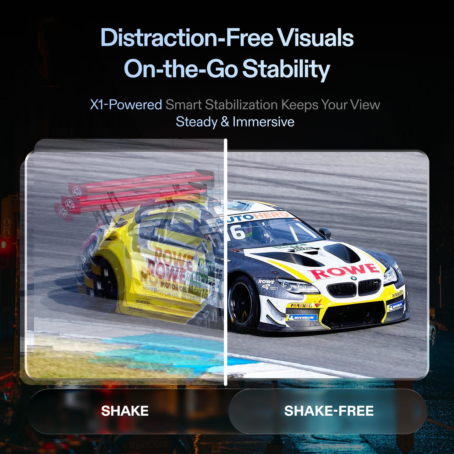 XREAL One Pro AR Smart Glasses, 171" Display, 120Hz, 3DoF Tracking, Wide 57° FOV, Multi-Device Compatible