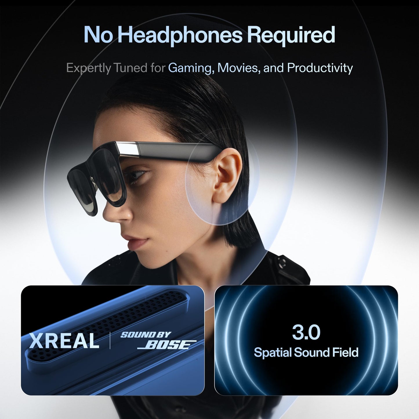 XREAL One Pro AR Smart Glasses, 171" Display, 120Hz, 3DoF Tracking, Wide 57° FOV, Multi-Device Compatible